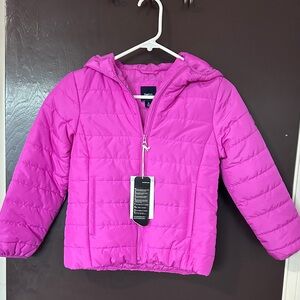 GAPKids Bright Pink/Purple Puffer Jacket
